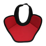 Hockey Neck Guard Collar Winter with Adjustable Fasten Tape Throat Protector L Black Red