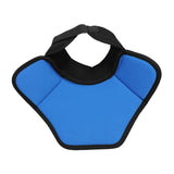 Hockey Neck Guard Collar Winter with Adjustable Fasten Tape Throat Protector S Black Blue