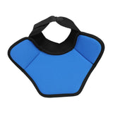 Hockey Neck Guard Collar Winter with Adjustable Fasten Tape Throat Protector S Black Blue