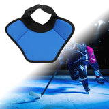 Hockey Neck Guard Collar Winter with Adjustable Fasten Tape Throat Protector S Black Blue