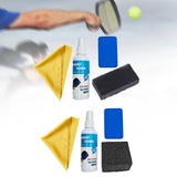 Pickleball Paddle Cleaning Spray Premium Increase Performance Cleaning Cloth Square Eraser