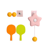 Hanging Table Tennis Trainer Interactive Toys for Game Indoor Playing Sports Pink