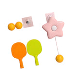 Hanging Table Tennis Trainer Interactive Toys for Game Indoor Playing Sports Pink