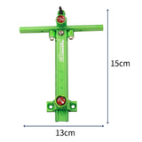 Recurve Bow Sight Portable with Scale Markings for Hunting Practice Bowsight Black