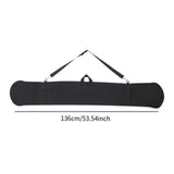 Snowboard Bag Soft Snowboard Cover Case for Skateboarding Outdoor Activities 136cm