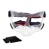 Basketball Mask with Padding Face Nose Guard for Athletic Football Wrestling Style B