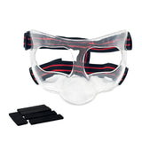 Basketball Mask with Padding Face Nose Guard for Athletic Football Wrestling Style B