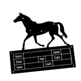 Horse Stall Name Plate Stable Supplies Equestrian Gift Heavy Duty Horse Sign