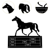 Horse Stall Name Plate Stable Supplies Equestrian Gift Heavy Duty Horse Sign