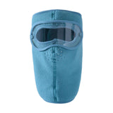 Winter Full Face Mask Men Women Reusable Headgear for Running Hiking Camping Blue