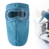 Winter Full Face Mask Men Women Reusable Headgear for Running Hiking Camping Blue