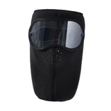 Winter Full Face Mask Men Women Reusable Headgear for Running Hiking Camping Black