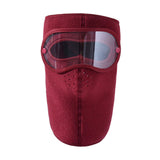 Winter Full Face Mask Men Women Reusable Headgear for Running Hiking Camping Red