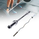 Weight Bar 47.24 inch Power Lifting Bar for Biceps Strength Training Presses Curl Bar