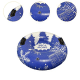 Maxbell Inflatable Snow Tube PVC with Handles for Outdoor Activities New Year