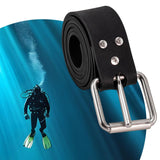 Snorkeling Waist Belt Cuttable for Scuba Diving Underwater Sport Free Diving Black