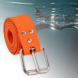 Snorkeling Waist Belt Cuttable for Scuba Diving Underwater Sport Free Diving Orange