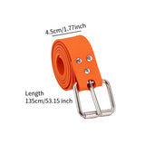 Snorkeling Waist Belt Cuttable for Scuba Diving Underwater Sport Free Diving Orange