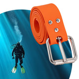 Snorkeling Waist Belt Cuttable for Scuba Diving Underwater Sport Free Diving Orange