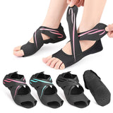 Maxbell Pilates Socks Toeless Sports Socks Yoga Socks for Barefoot Workout Dance Gym S Pink