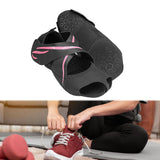 Maxbell Pilates Socks Toeless Sports Socks Yoga Socks for Barefoot Workout Dance Gym M Pink