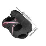 Maxbell Pilates Socks Toeless Sports Socks Yoga Socks for Barefoot Workout Dance Gym M Pink