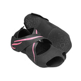 Maxbell Pilates Socks Toeless Sports Socks Yoga Socks for Barefoot Workout Dance Gym L Pink