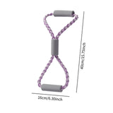 Maxbell Resistance Band Chest Expander Exercise Band for Workout Stretching Home Gym Purple