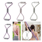Maxbell Resistance Band Chest Expander Exercise Band for Workout Stretching Home Gym Purple