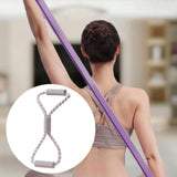 Maxbell Resistance Band Chest Expander Exercise Band for Workout Stretching Home Gym Pink Blue