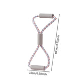 Maxbell Resistance Band Chest Expander Exercise Band for Workout Stretching Home Gym Pink Blue