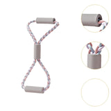 Maxbell Resistance Band Chest Expander Exercise Band for Workout Stretching Home Gym Pink Blue