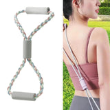 Maxbell Resistance Band Chest Expander Exercise Band for Workout Stretching Home Gym Green Blue