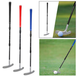 Maxbell Retractable Golf Putter Nonslip Grip Training Golf Club for Yard Office Black