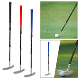 Maxbell Retractable Golf Putter Nonslip Grip Training Golf Club for Yard Office Black