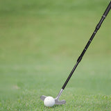 Maxbell Retractable Golf Putter Nonslip Grip Training Golf Club for Yard Office Black