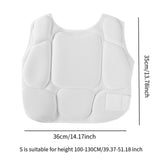 Karate Chest Protector Portable Guard for Equipment Sanda Muay Thai S