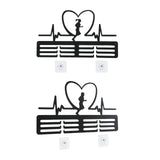 Medal Hanger Hanging Iron Sturdy Hooks Medal Holder for Home Swimming Sports Man