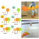 Hanging Table Tennis Set Tennis Practice Equipment Girls Kids Adults Tiger 1 Beat 1 Ball