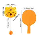 Hanging Table Tennis Set Tennis Practice Equipment Girls Kids Adults Tiger 1 Beat 1 Ball