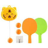 Hanging Table Tennis Set Tennis Practice Equipment Girls Kids Adults Tiger 2 Beats 3 Balls