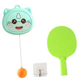 Hanging Table Tennis Set Tennis Practice Equipment Girls Kids Adults Cow 1 Beat 1 Ball