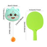 Hanging Table Tennis Set Tennis Practice Equipment Girls Kids Adults Cow 1 Beat 1 Ball