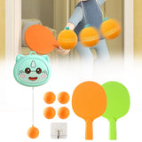 Hanging Table Tennis Set Tennis Practice Equipment Girls Kids Adults Cow 2 Beats 5 Ball