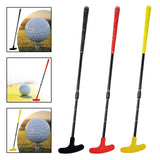 Retractable Golf Putter Golf Equipment Two Way Golf Putter for Garden Travel Black