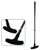 Retractable Golf Putter Golf Equipment Two Way Golf Putter for Garden Travel Black