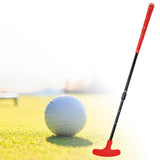 Retractable Golf Putter Golf Equipment Two Way Golf Putter for Garden Travel Black Red