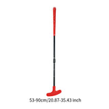 Retractable Golf Putter Golf Equipment Two Way Golf Putter for Garden Travel Black Red