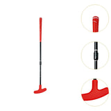 Retractable Golf Putter Golf Equipment Two Way Golf Putter for Garden Travel Black Red