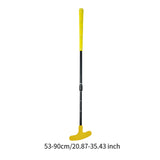 Retractable Golf Putter Golf Equipment Two Way Golf Putter for Garden Travel Black Yellow